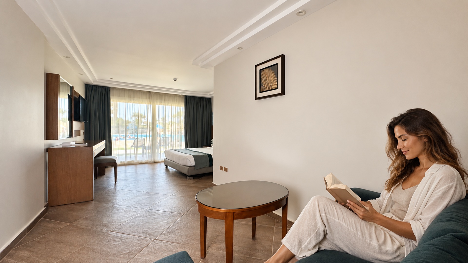 Deluxe Room King Bed - Pool View image 2