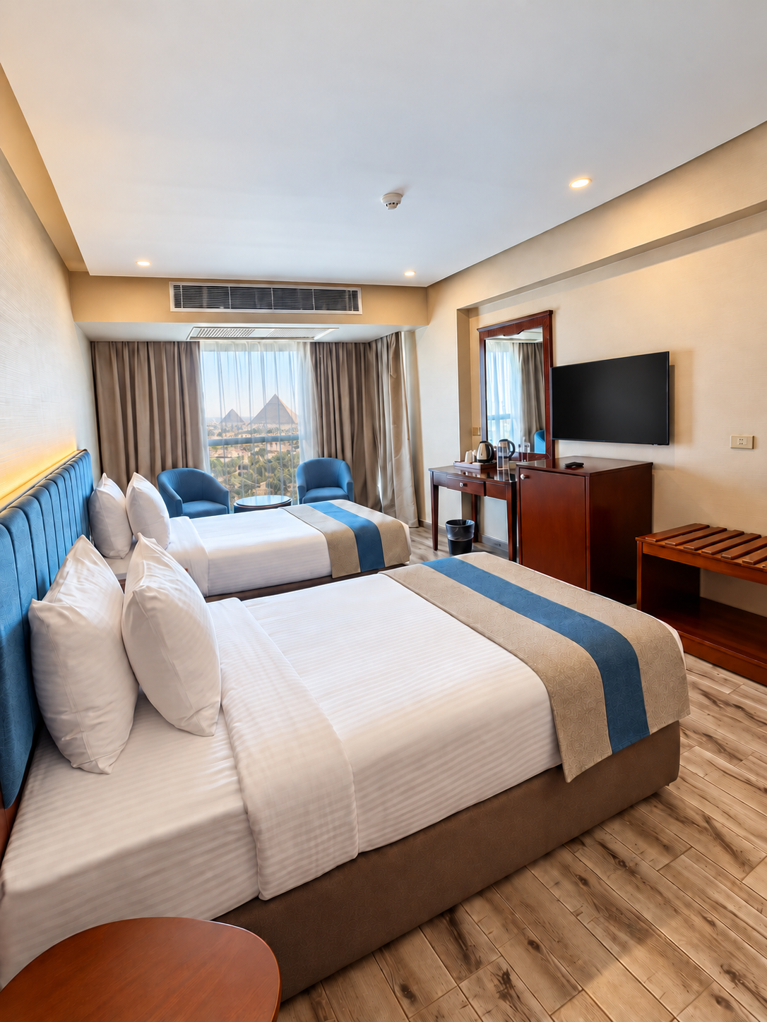 Deluxe Pyramids View Room - Twin Beds
